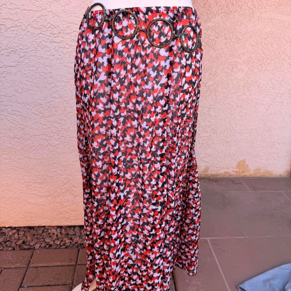 Ruby Rd. red maxi skirt. - Picture 2 of 8